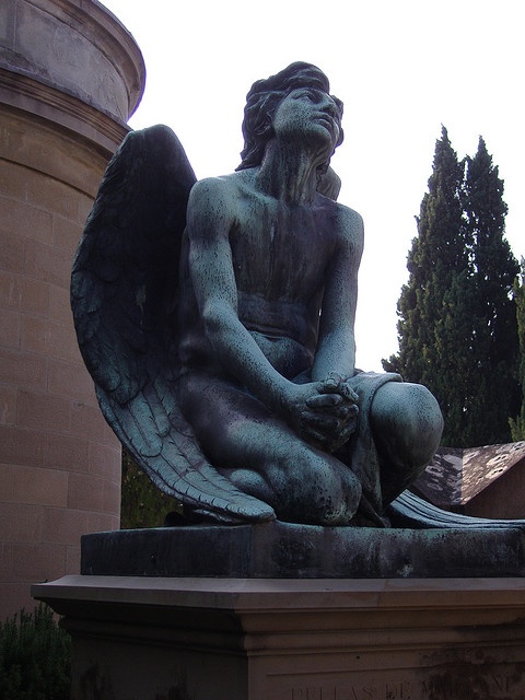 Random Joy: Statue - Cemetery of San Miniato al Monte (Florence, Italy)