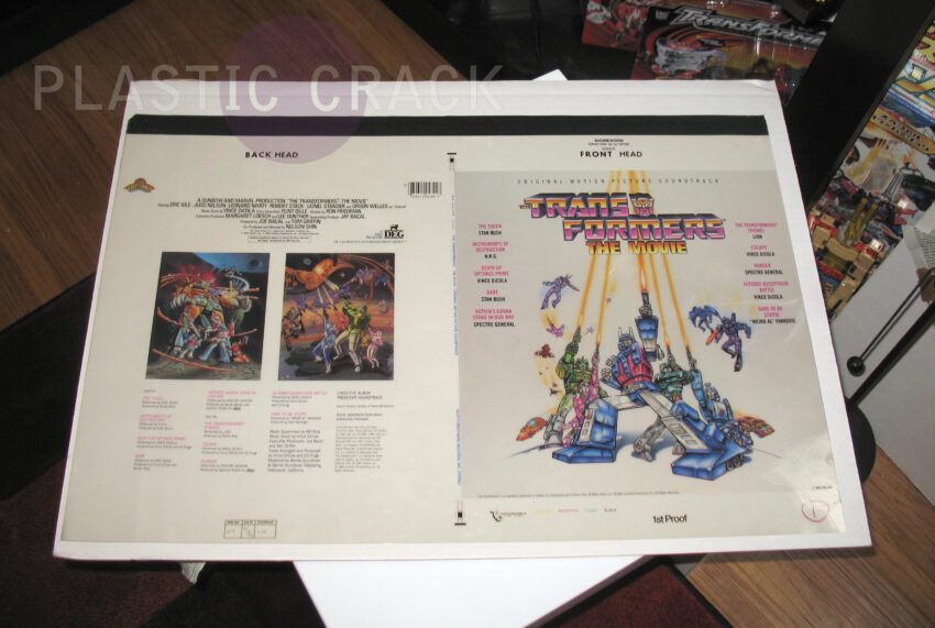 TF The Movie Soundtrack Album cover proof specs