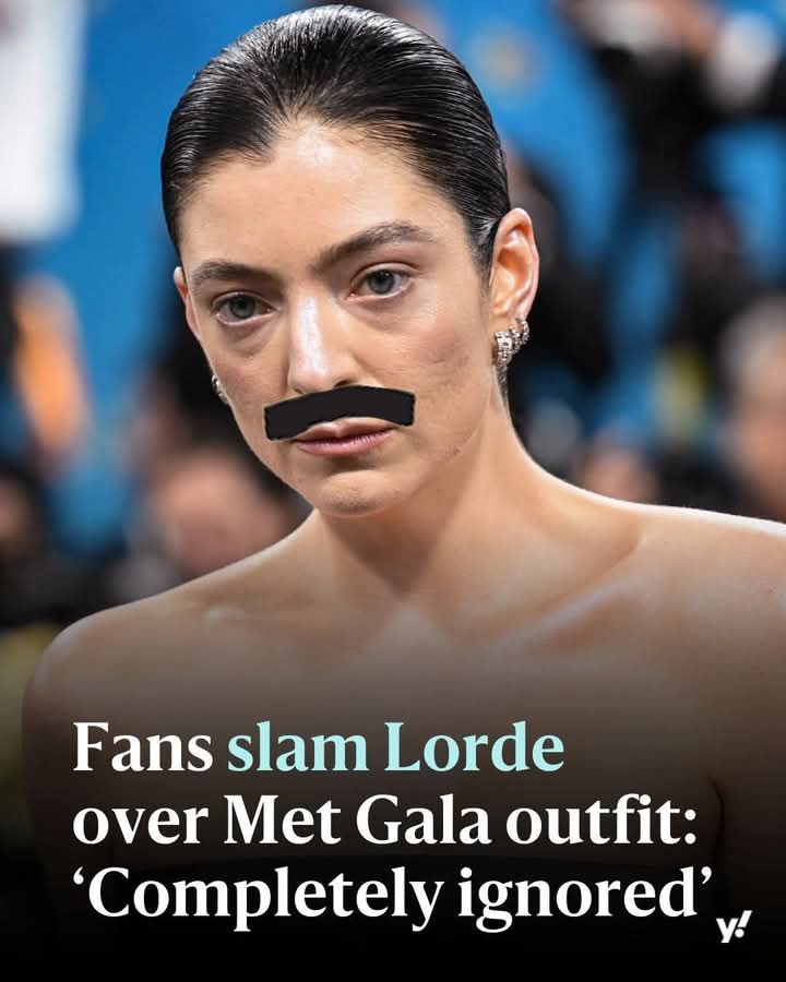 Singer Lorde but with a moustache like Randy Marsh from South Park.