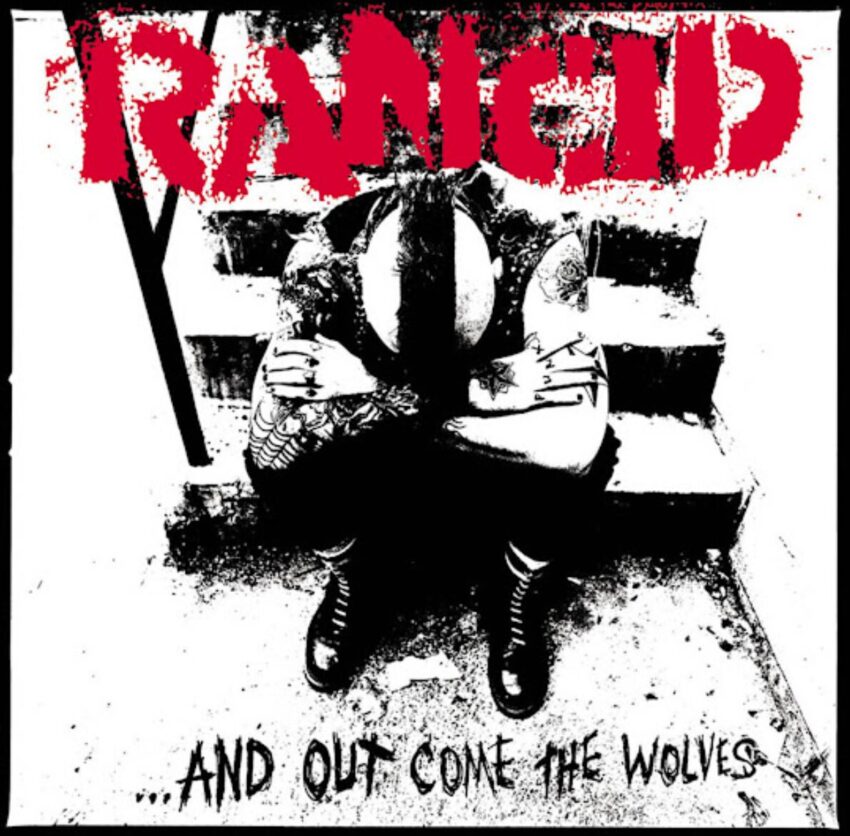 Cover to Rancid's 1995 album "...And Out Come The Wolves".