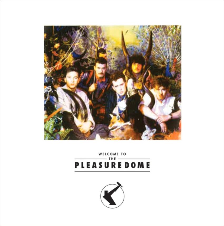 Cover to Frankie Goes To Hollywood's 1984 album "Welcome To The Pleasuredome".