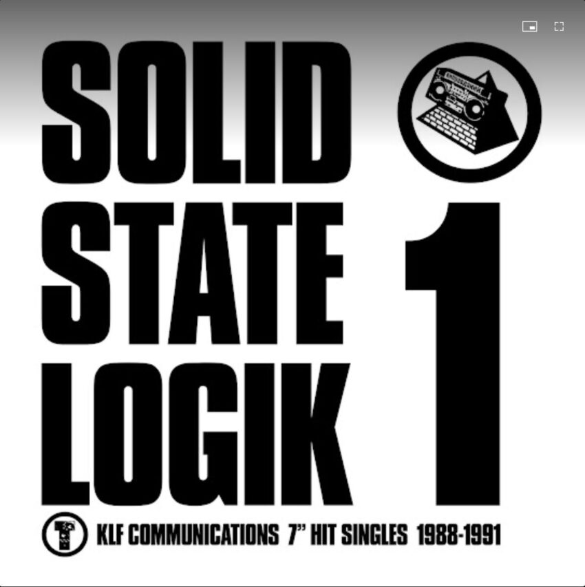 Cover to KLF's 2021 compilation "Solid State Logik 1".
