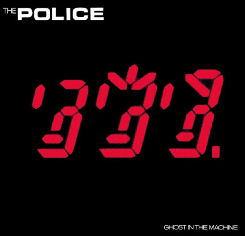 Cover to The Police's 1981 album "Ghost In The Machine".