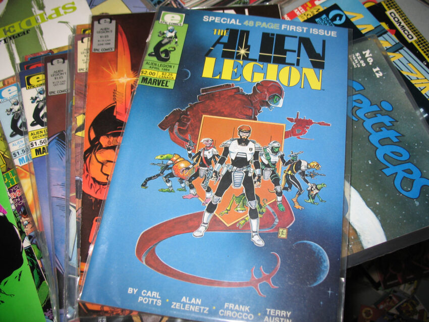 Issue 1 of Marvel's Epic Comics The Alien Legion.
