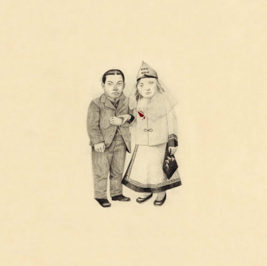 Cover art to The Decemberists' 2006 album "The Crane Wife".