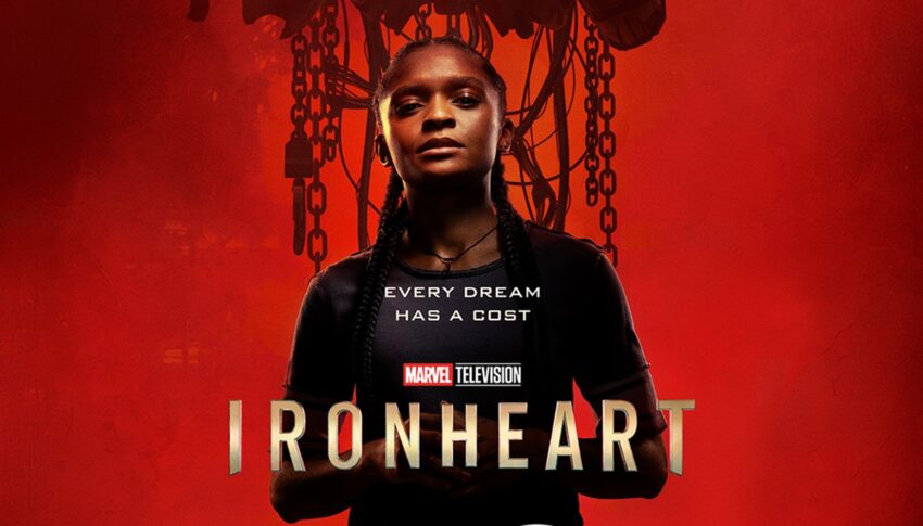 Promotional image of Ironheart with Riri Williams (Dominique Thorne) on it.