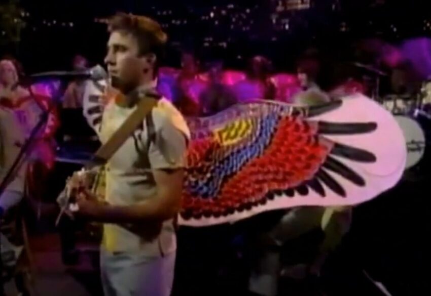 Still from Sufjan Stevens' 2006 Austin City Limits "Casimir Pulaski Day" performance.