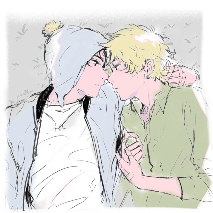 Fanart of Southpark's Craig Tucker and Tweek. Artist: elactobuddy