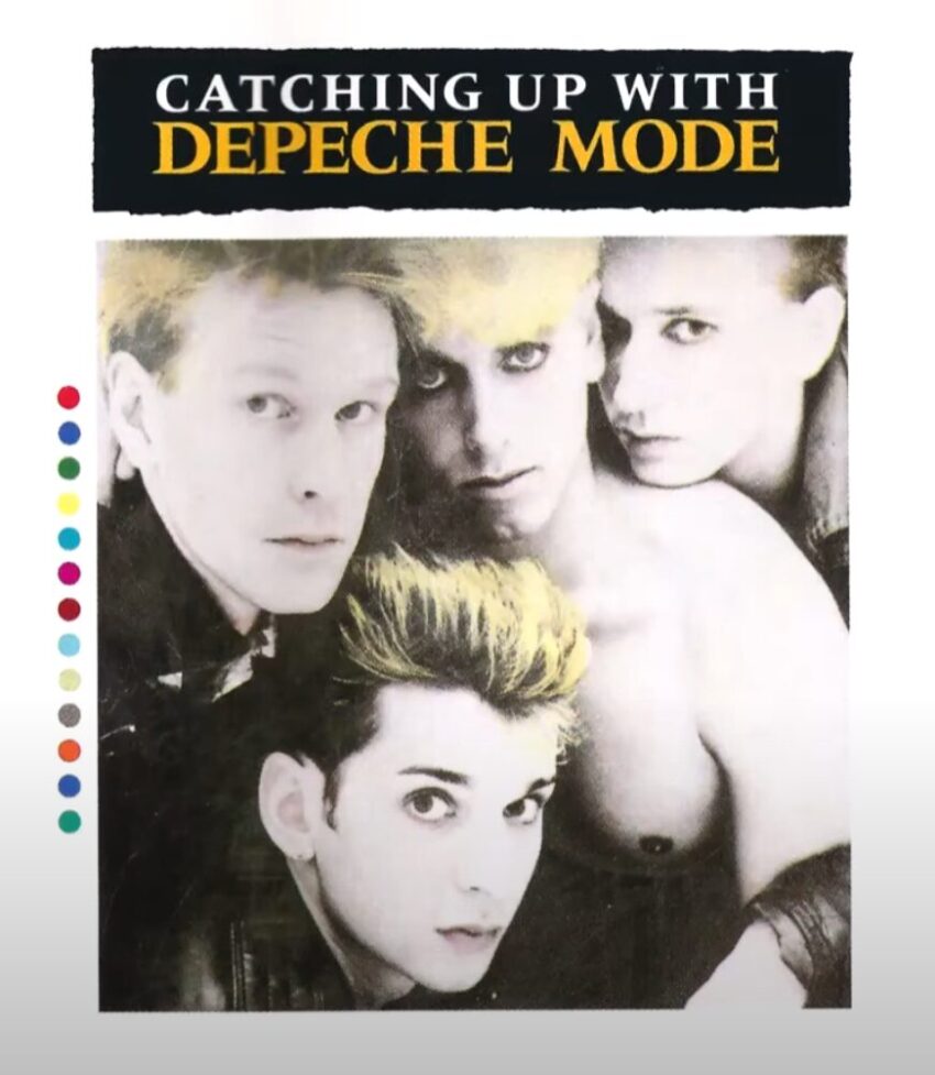 Cover art of Depeche Mode's 1985's album "Catching Up With".