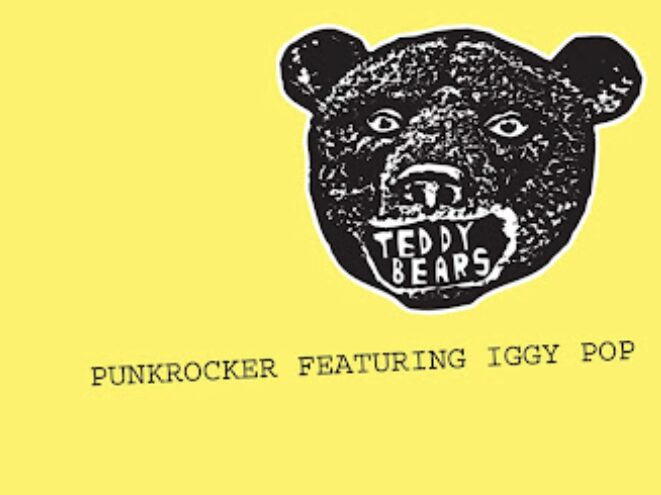 Art from Teddybears' "Punkrocker featuring Iggy Pop" art.