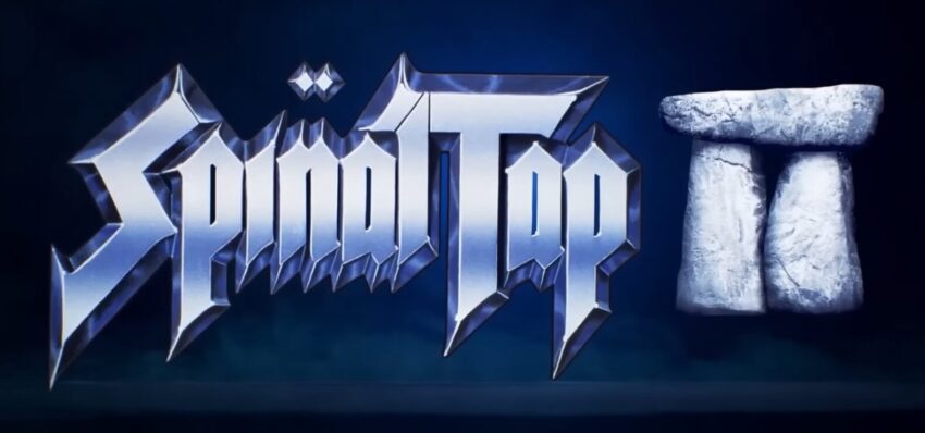 Spinal Tap 2 movie logo. It is there graphic logo of their name and the 2 is jokingly made up of the small stones from Stonehenge that were a joke in the first film.