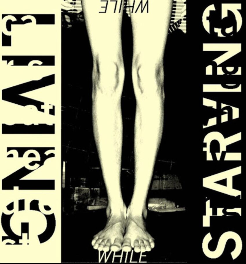 Cover art for Car Seat Headrest's 2013 album "Living While Starving"