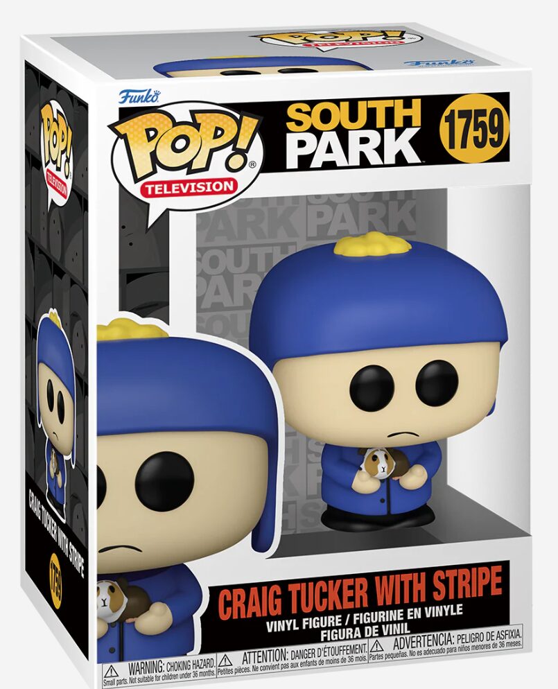 Image of the Funko Pop! Television: South Park: Craig Tucker with Stripe #1759