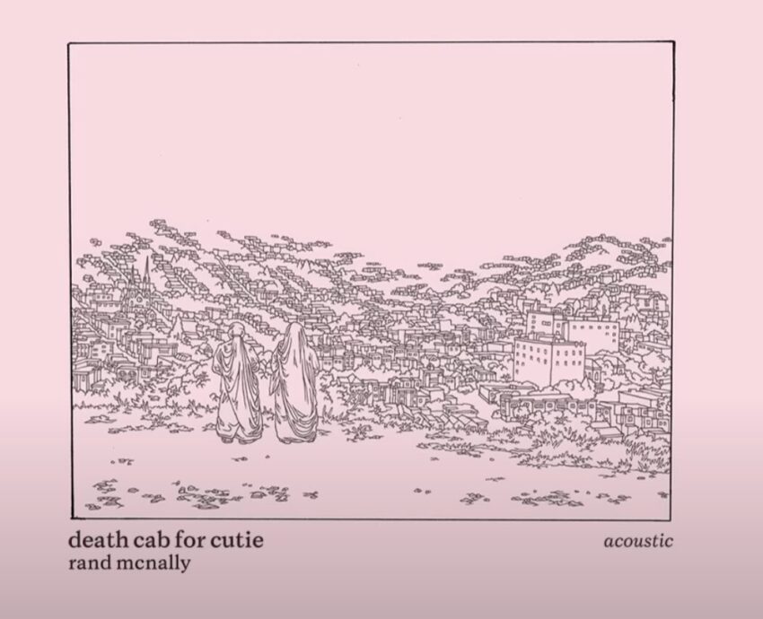 Cover art for Death Cab for Cutie's 2023 acoustic version of "Rand McNally"