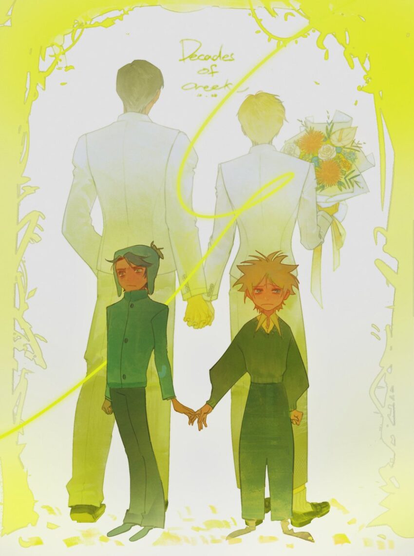 Fanart of Southpark's Craig Tucker and Tweek | Artist: Apo_The_Art | https://x.com/Apo_The_Art