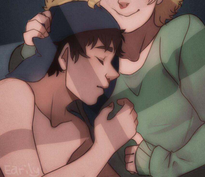 Fanart of Southpark's Craig Tucker and Tweek | Artist: earily