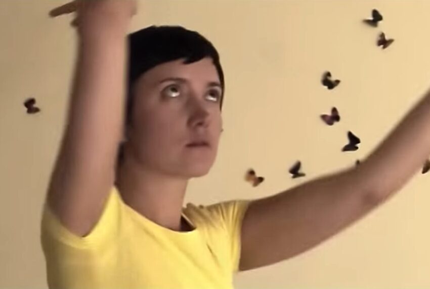 Video still from New Order's "Temptation" (2013)