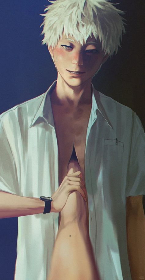 Fanart of The Summer Hikaru Died's Yoshiki and Hikaru. Artist: aeon_ix | https://www.instagram.com/aeon_ix/