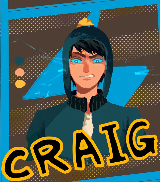 Fanart of Southpark's Craig Tucker. Artist: Frog Pee | https://tuantuantuanwry.tumblr.com/
