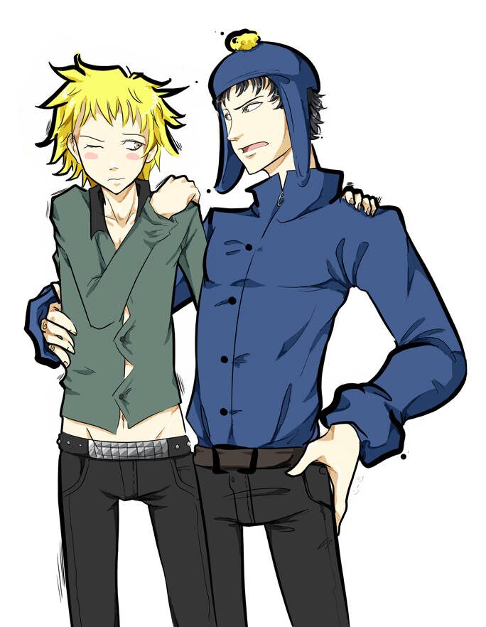 Fan art image of Tweek Tweek and Craig Tucker | Artist: stardroidjean - https://deviantart.com/stardroidjean