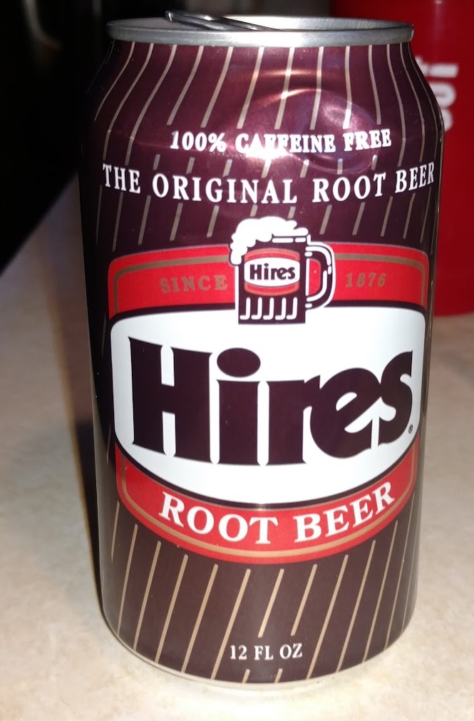 Can of Hires Root Beer