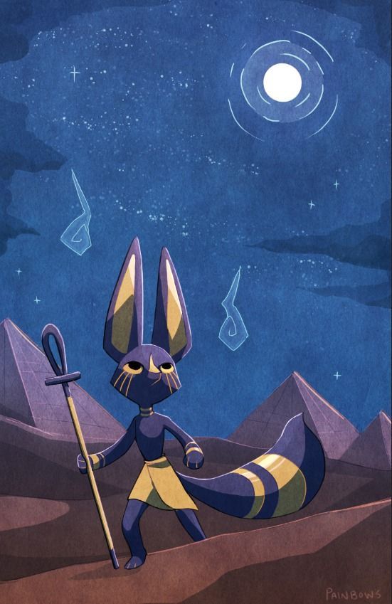Fan art of Anubis - Artist: SassyPants | https://www.furaffinity.net/user/sassypants/