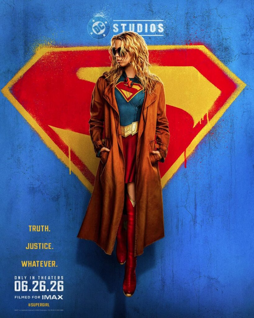 Screenshot 2025-12-13 084212 Poster for DC Studio's 2026 film "Supergirl"