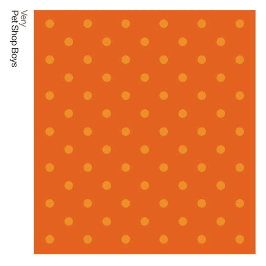 Cover art for Pet Shop Boys' 1983 "Very" album on which "Absolutely Fabulous" was released