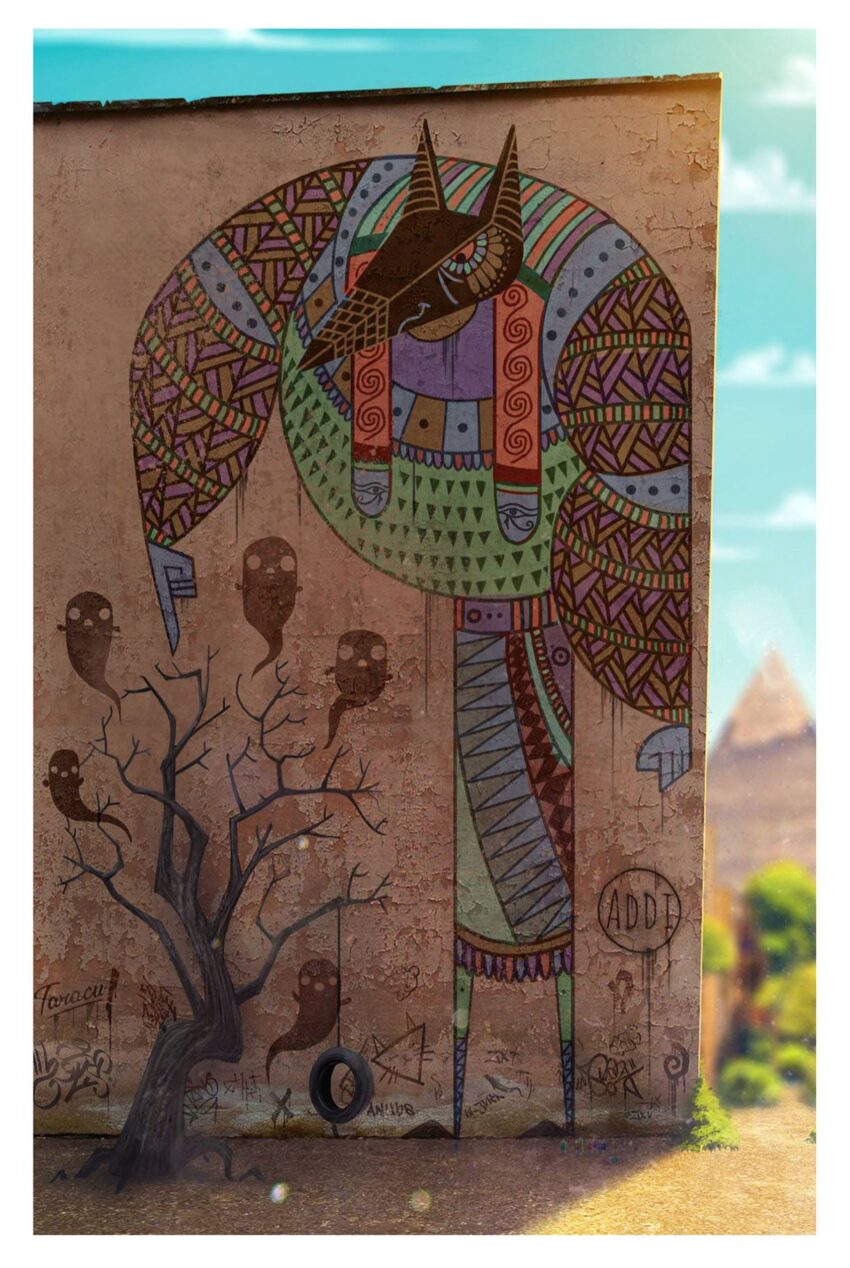 Fan art of Anubis - Artist: Addi Rosales | https://www.instagram.com/addi_bujos